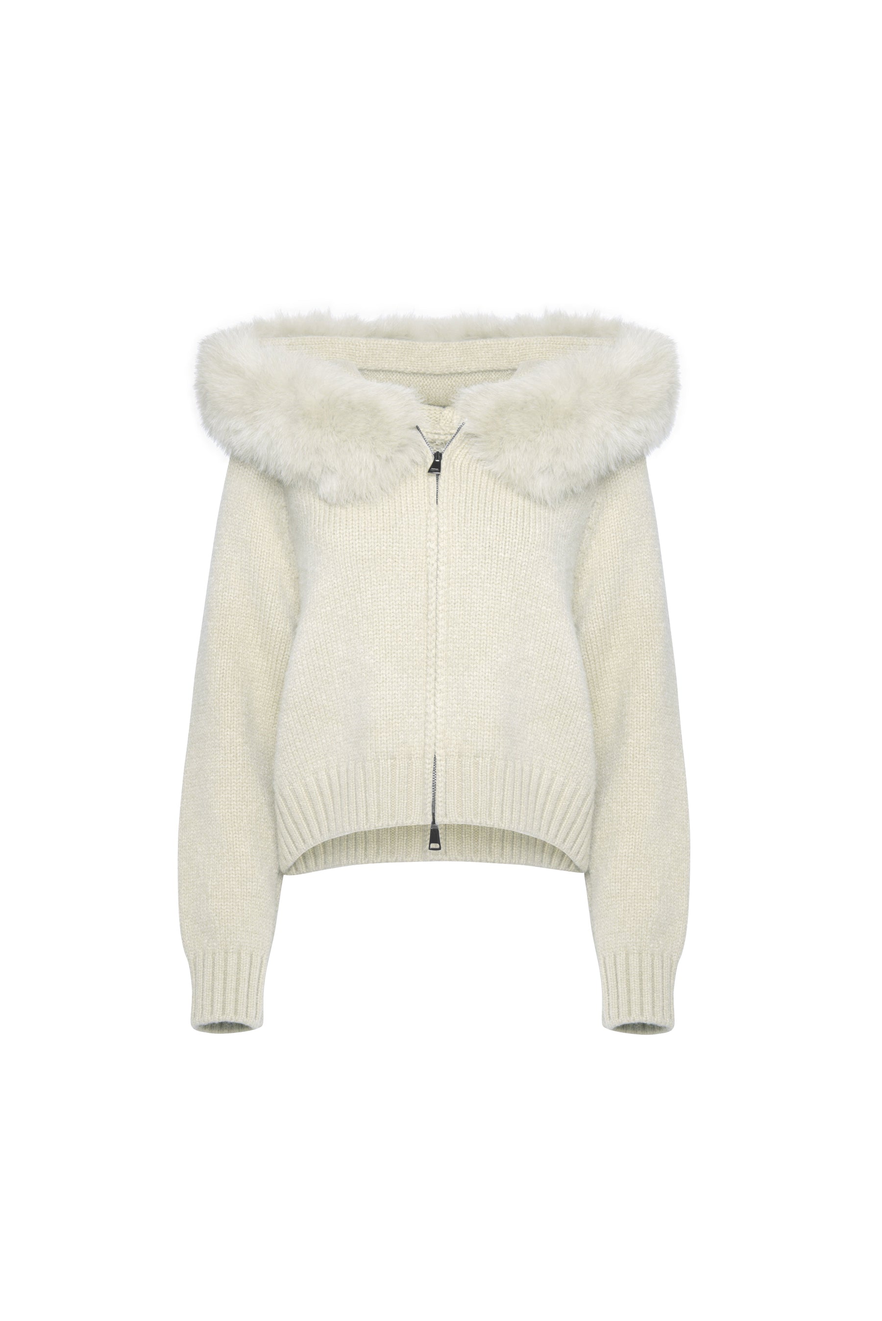 Cardigan Aveludado - Branco
