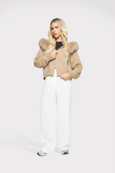Cardigan Aveludado - Off-white